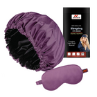 Luxurious Satin Silk Sleeping Cap & Eye Mask Set – Soft, Comfortable, and Stylish for Perfect Sleep