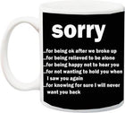 Perfect Apology Gift - Gifts For Saying Sorry For Being Ok After We Broke Up Font Printed Ceramic Coffee Mug