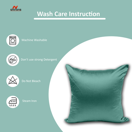 Luxury Satin Silk Cushion Cover 24x24– Anti-Wrinkle, Anti-Frizz Cushioncase for Hair & Skin, Cooling, Breathable Design