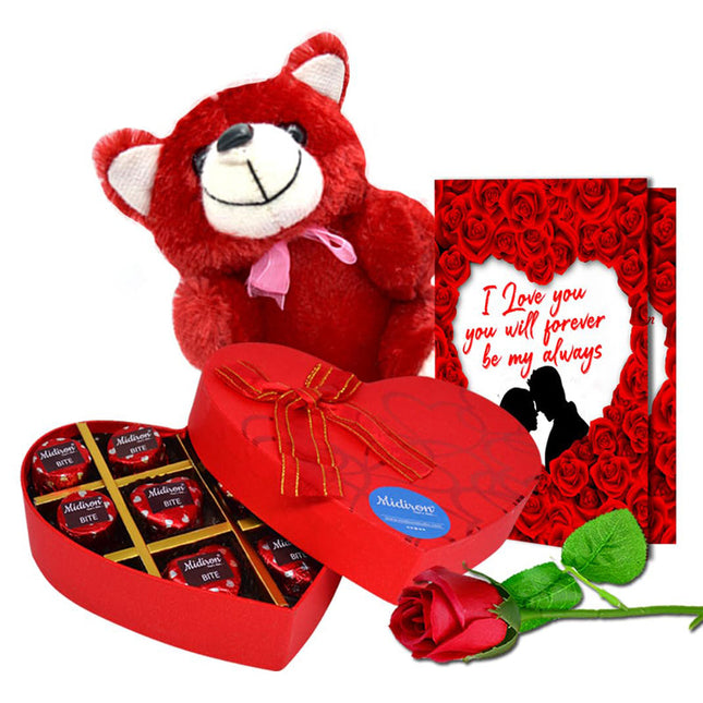 Valentine’s Gift Hamper for Girlfriend, Boyfriend, Rose Day, Chocolate Day, Hug Day Gift