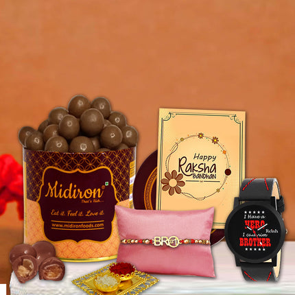 Rakhi Gift Hamper For Brother - Rakhi Combo Gift For Brother, Raksha Bandhan Gift Ideas For Brother