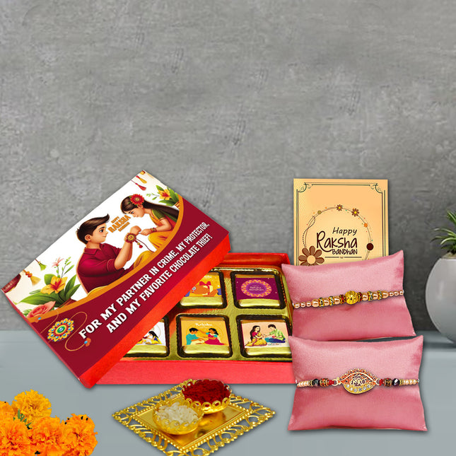 Rakhi Gift Set For Brother – Rakhi For Brother Gift, Rakhi Hampers For Brother, Rakhi Set For Brother