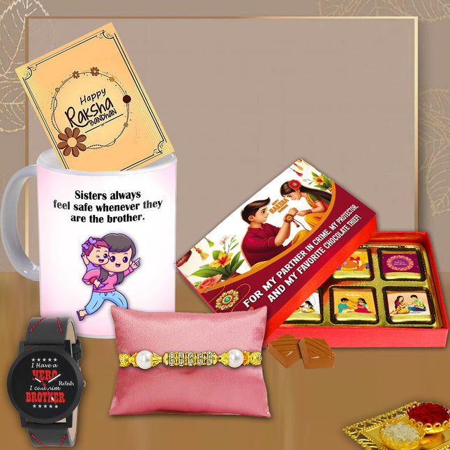 Bhaiya Rakhi Gift Surprise – Raksha Bandhan Gift Hamper For Brother, Rakhi Gifting Hamper, Rakhi Gift Pack Bhai
