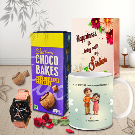 Best Rakhi Gift Box For Sister – Raksha Bandhan Gift Combo, Rakhi Special Gift Box, Rakhi Chocolate Gift Set