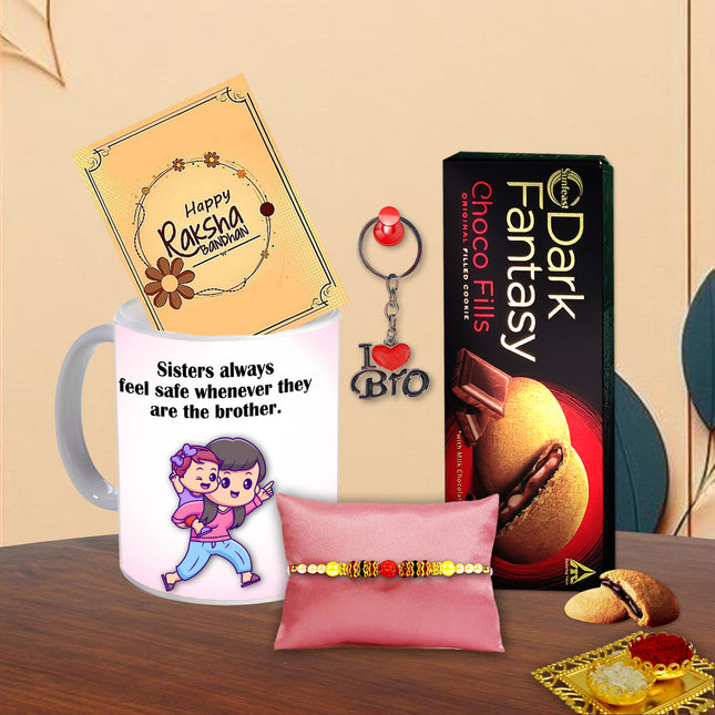 Rakhi Gift Combo For Brother – Rakhi For Brother Gift, Raksha Bandhan Gift For Brother, Best Gift For Brother On Rakhi