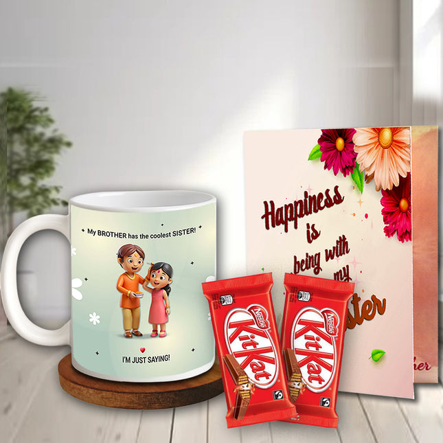 Unique Birthday Gift for Sister – Best Return Present from Brother for Bhai Dooj, Rakhi or Any Celebration