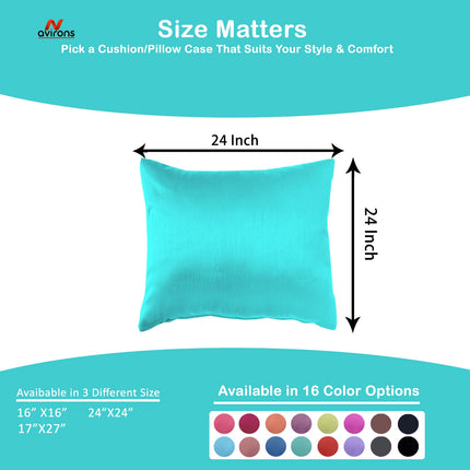 Soft Cushion Cover - Elegant Satin Silk Cushion Cover for Luxurious Home Decor