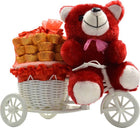 Special Gift Pack – Surprise Cycle Teddy with Chocolate for Wife, Girlfriend