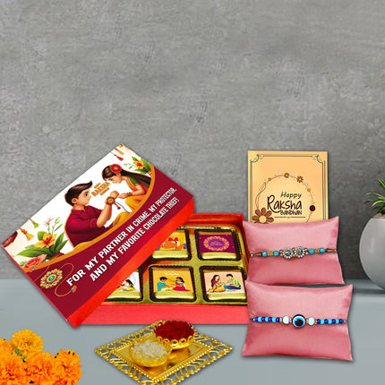 Rakhi Hampers For Brother – Rakhi For Brother Gift, Rakhi Gift Pack For Brother, Raksha Bandhan For Brother