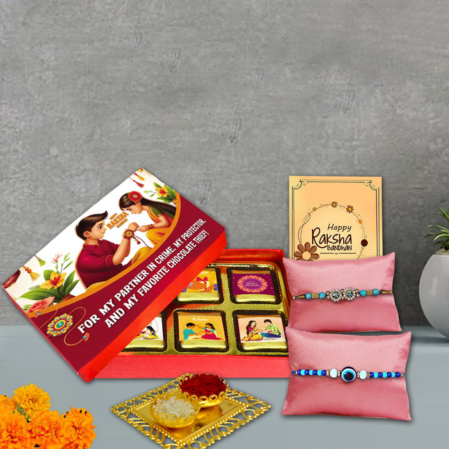 Rakhi Hampers For Brother – Rakhi For Brother Gift, Rakhi Gift Pack For Brother, Raksha Bandhan For Brother