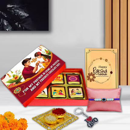 Rakhi For Brother – Rakhi Gift Combo For Brother, Raksha Bandhan Gift For Brother, Unique Rakhi For Brother