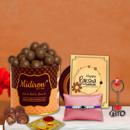 Rakhi Combo For Brother - Rakhi Gift Hamper For Brother, Rakhi And Card For Brother