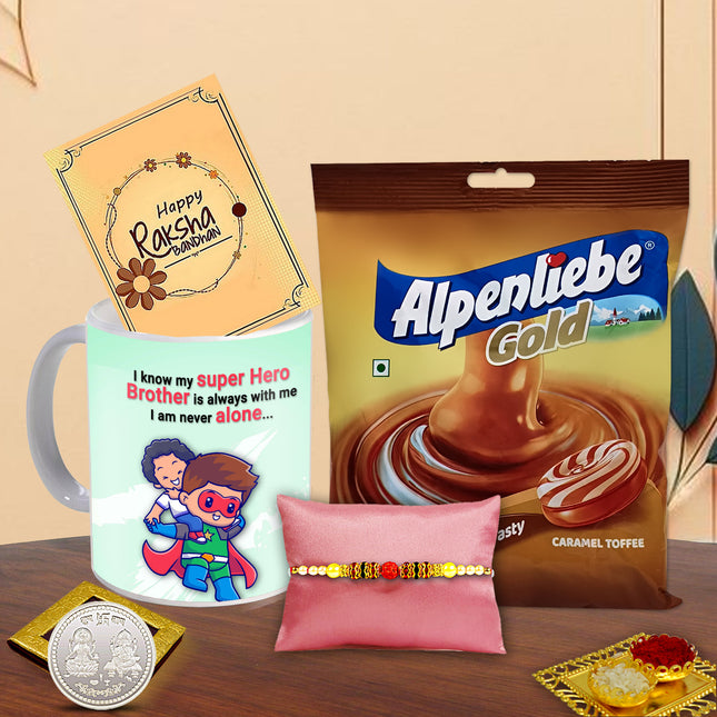 Raksha Bandhan Surprise For Bhaiya – Gift Combo For Bhaiya Rakhi, Raksha Bandhan Gift For Elder Brother, Rakhi Special Gift For Bhai