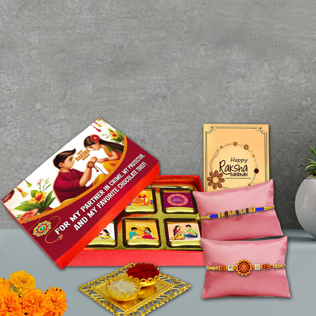 Rakhi Gift For Younger Bhai – Raksha Bandhan Rakhi For Brother, Festival Rakhi Set