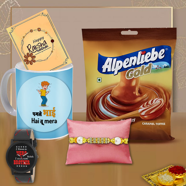 Rakhi Combo For Brother - Rakhi Gift Hampers For Brother, Rakhi Set For Brother