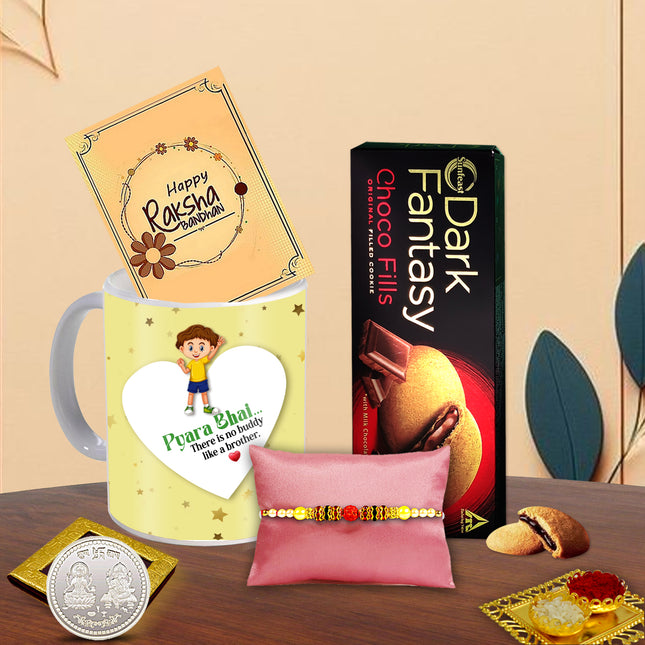 Rakhi Gift Set For Brother – Rakhi Hampers For Brother, Rakhi Set For Brother, Rakhi For Brother Online