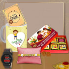 Rakhi Gift Hamper For Brother – Raksha Bandhan Surprise Bhaiya, Rakhi Gift Bhai Combo, Rakhi Gift Hamper