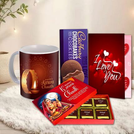 Karwa Chauth Love Gift for Wife - Karwa Chauth Thoughtful Surprise, Karwa Chauth Celebration for Her