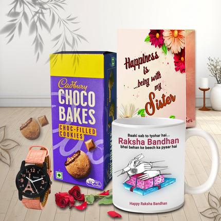 Best Rakhi Gift Box For Sister – Raksha Bandhan Gift Combo, Rakhi Special Gift Box, Rakhi Chocolate Gift Set