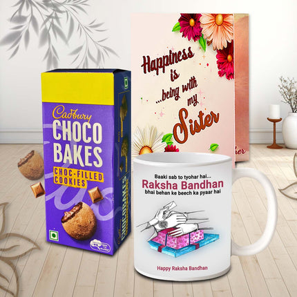Simple Gift Hamper For Sister In Rakhi - Rakhi Return Gift Idea, Rakhi Gifts for Sister, Best Combo for Raksha Bandhan