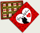 Choclate Gift for Karwa Chauth for Wife - Chocolate Gifts - Karwa Chuth Gifts Microfibre Gift Box  (Multicolor)