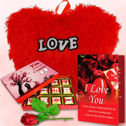 Perfect Valentine's Day Gift & Birthday Combo for Him, Her, Finace, Girlfriend Paper Gift Box 
