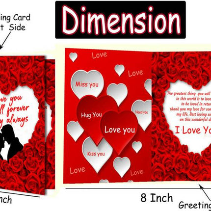 Valentine's Day Gift Hamper For Lover, Spouse, Fiancé - Chocolate, Rose, Card & Red Heart Cushion - Paper Gift Box  (Red)