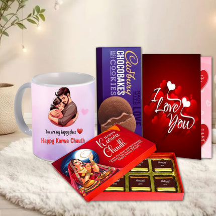 Karwa Chauth Love Gift for Wife - Karwa Chauth Thoughtful Surprise, Karwa Chauth Celebration for Her