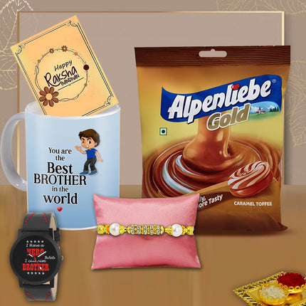Rakhi Combo For Brother - Rakhi Gift Hampers For Brother, Rakhi Set For Brother