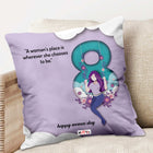 Relaxing cushion gift for women
Thoughtful Women’s Day home décor
Empowering home accent for women