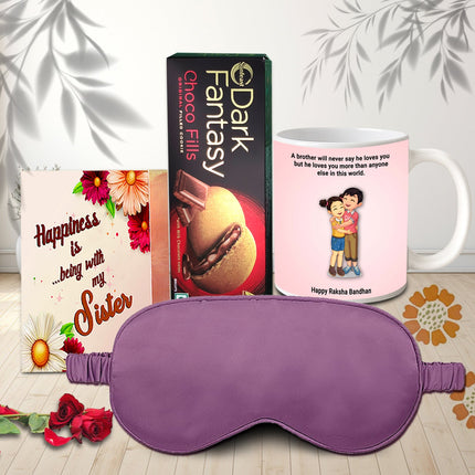 Rakhi Surprise Hamper For Sister - Personalized Rakhi gift, Handmade Rakhi gift, Rakhi gift box