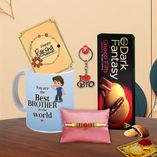 Rakhi Gift Pack For Brother – Raksha Bandhan Gift For Brother, Unique Rakhi For Brother, Rakhi Combo For Brother