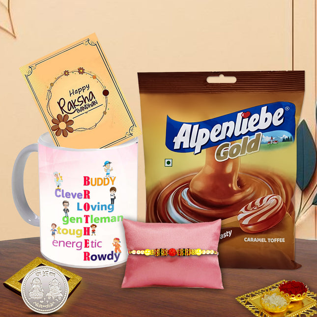 Rakhi Celebration Combo For Bhai – Raksha Bandhan Presents For Brother, Gift Pack For Bhai Rakhi, Raksha Bandhan Ideas For Bhaiya