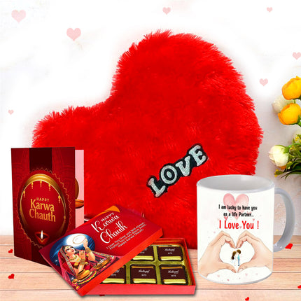 Karwa Chauth Special Gift Ideas - Romantic Chocolate Celebration Gifts, Karwa Chauth Love Surprise