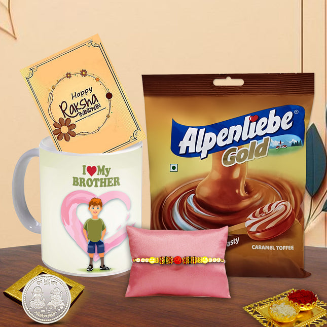 Raksha Bandhan Gift Box For Bhaiya – Gift For Bhaiya Rakhi Festival, Rakhi Hamper For Brother, Raksha Bandhan Special Combo