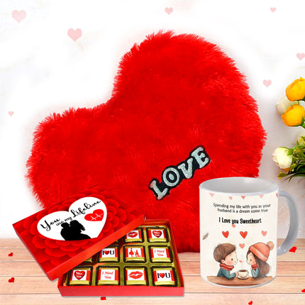 Karwa Chauth Romantic Gift for Her - Karwa Chauth Expression of Love, Karwa Chauth Surprise Plan Giftt