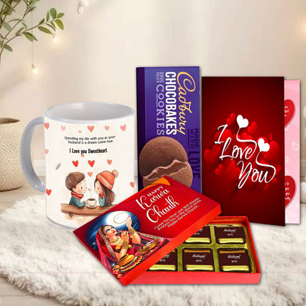 Karwa Chauth Love Gift for Wife - Karwa Chauth Thoughtful Surprise, Karwa Chauth Celebration for Her