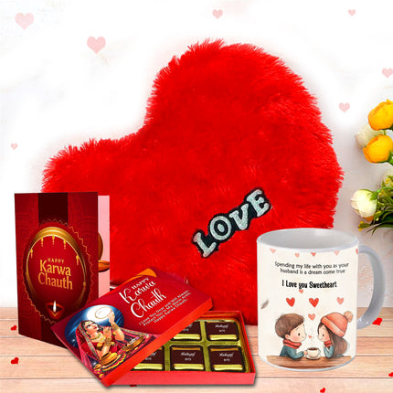 Karwa Chauth Special Gift Ideas - Romantic Chocolate Celebration Gifts, Karwa Chauth Love Surprise