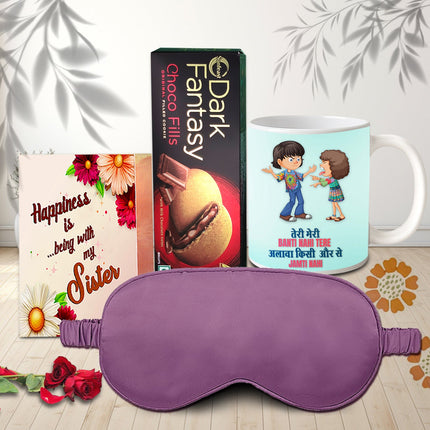 Rakhi Surprise Hamper For Sister - Personalized Rakhi gift, Handmade Rakhi gift, Rakhi gift box