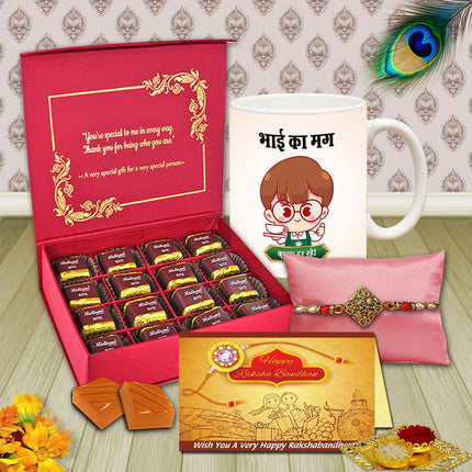 Rakhi Celebration Kit For Brother's - Rakhi for brother, Rakhi Gift for bhaiya, Rakhi for kid brother