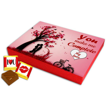Romantic Chocolate Gift Pack for Girlfriend, Wife, Boyfriend, Husband, Lovers