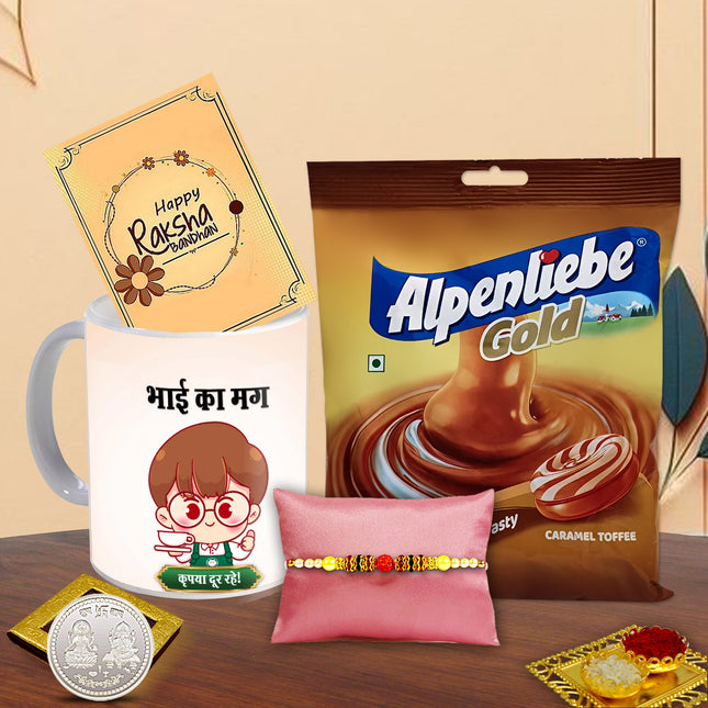 Rakhi Gift Pack For Bhaiya – Raksha Bandhan Treat For Brother, Gift Ideas For Bhai, Rakhi Surprise For Brother
