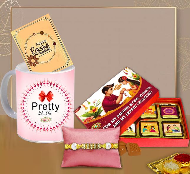 Rakhi Gift Pack For Brother – Rakhi Hampers For Brother, Rakhi For Brother Gift, Best Rakhi Gift Brother