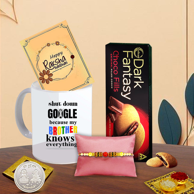 Rakhi Gift Pack For Brother – Rakhi Combo For Brother, Raksha Bandhan Gift For Brother, Rakhi Gift Hampers For Brother