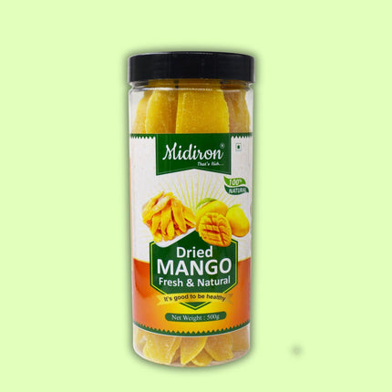 Dried Mango Slice, Fresh & Natural Dehydrated Mango Slice (500g) Mango - Midiron