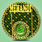 Elegant Premium Mehndi Thali Set with Mehndi Cone – Handcrafted Wedding Thali
