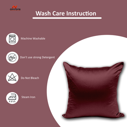 Luxury Satin Silk Cushion case – Cooling, Breathable, Frizz-Control Cushion Cover for Healthy Sleep