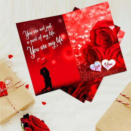 Love Chocolates Gift for Girlfriend, Wife, Husband & Boyfriend - Romantic Gift Set Paper, Ceramic Gift Box  (Multicolor)