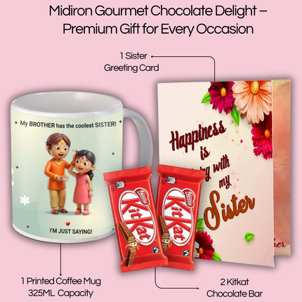 Unique Birthday Gift for Sister – Best Return Present from Brother for Bhai Dooj, Rakhi or Any Celebration