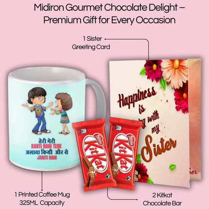 Return Gift for Sister for Rakhi – Best Birthday Surprise – Unique Bhai Dooj Present from Brother or Sister